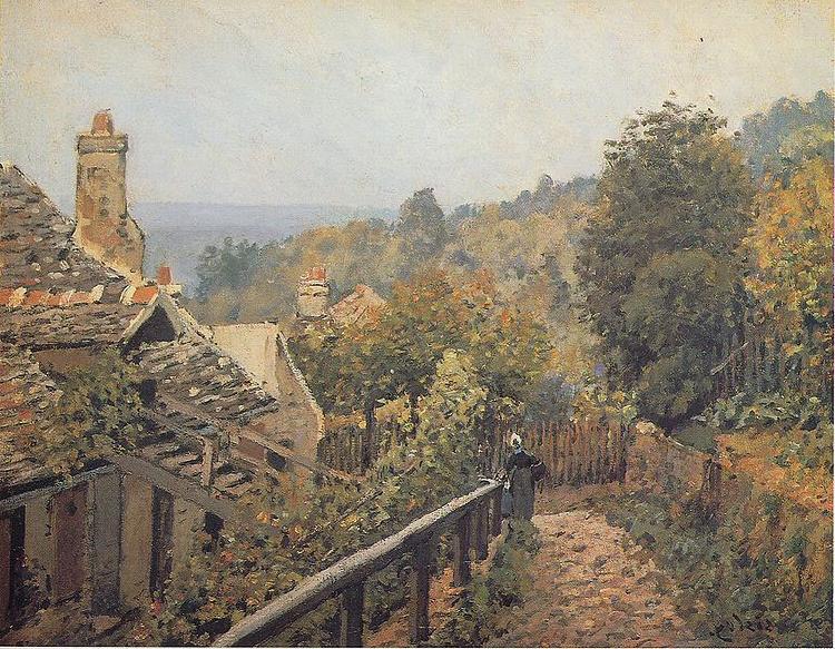 Alfred Sisley Sentier de la Mi cote, Louveciennes China oil painting art